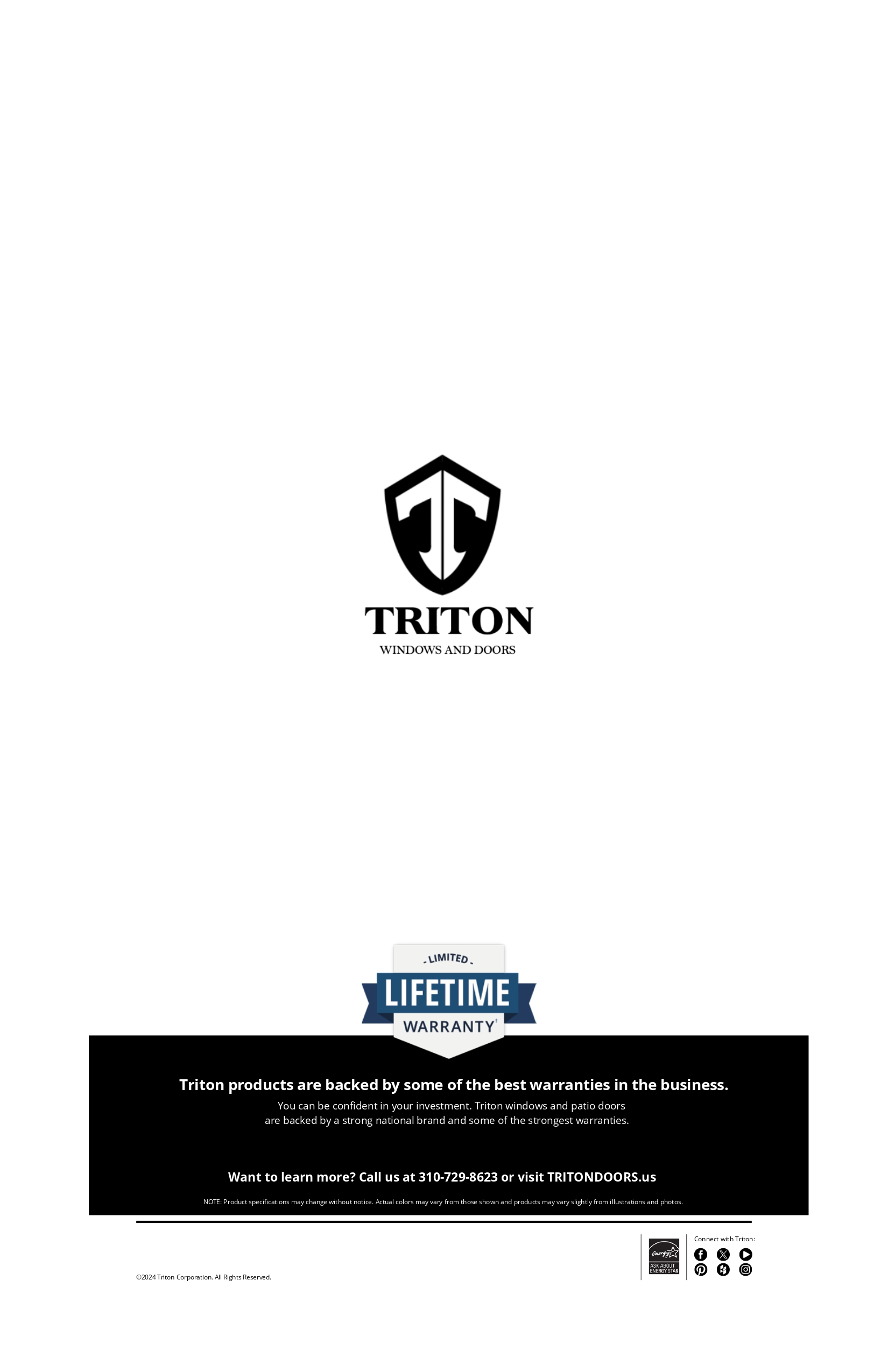 Triton Window Door Guide (Booklets) – Trinity Window Products